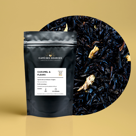 Thé noir | Caramel et Fleurs