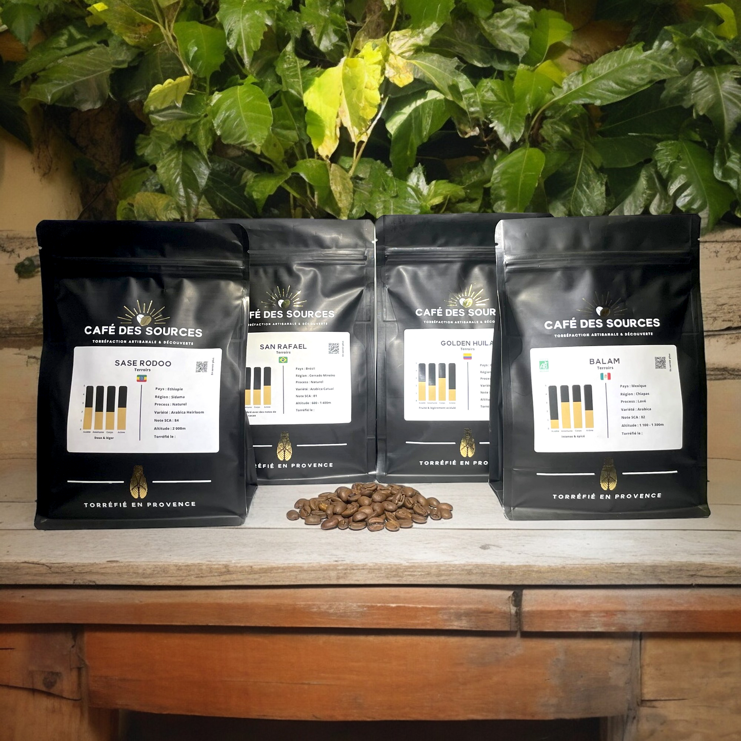 Coffret Découverte 250g x 4